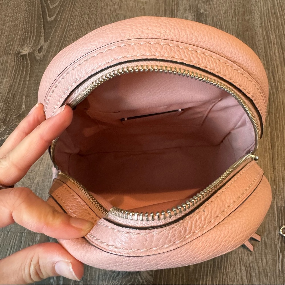 Light Pink Coach Leather Backpack - Picture 3 of 5
